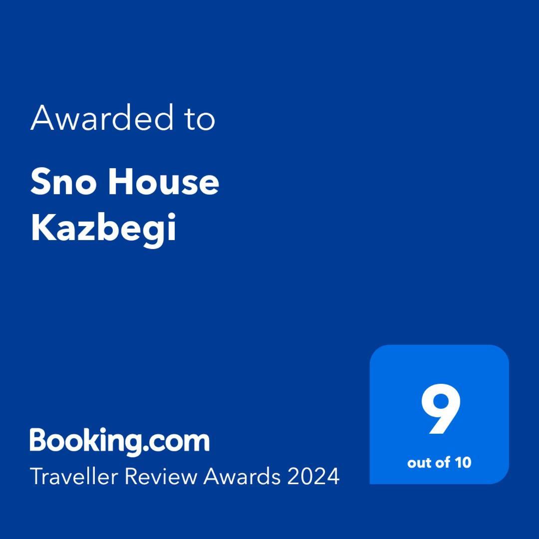 ホテル Sno House In Kazbeg エクステリア 写真
